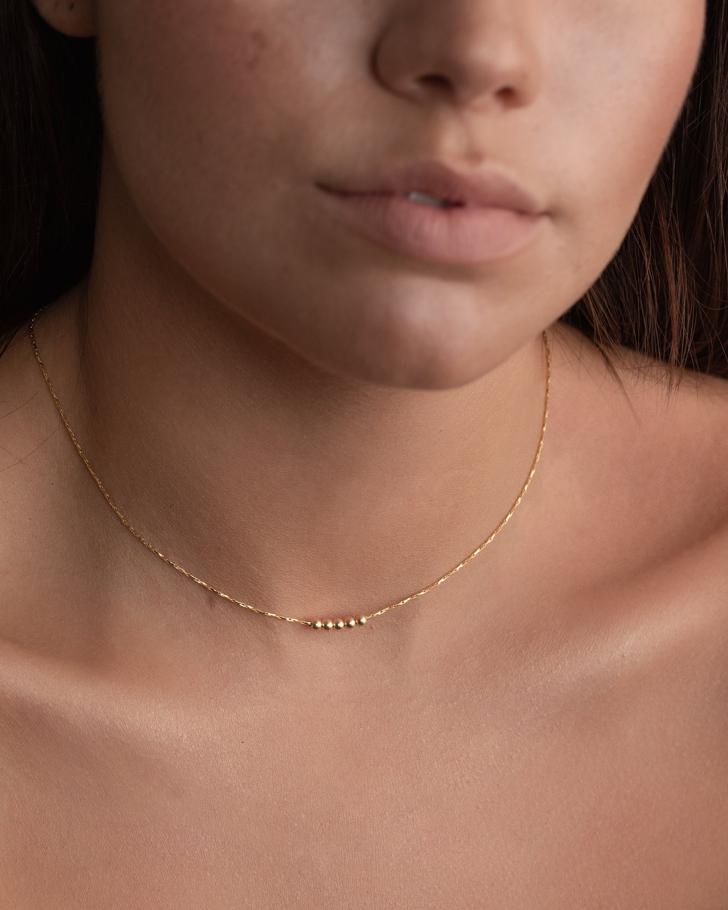 14K Gold Filled Bead Necklace | Inspiration Her Jewellery