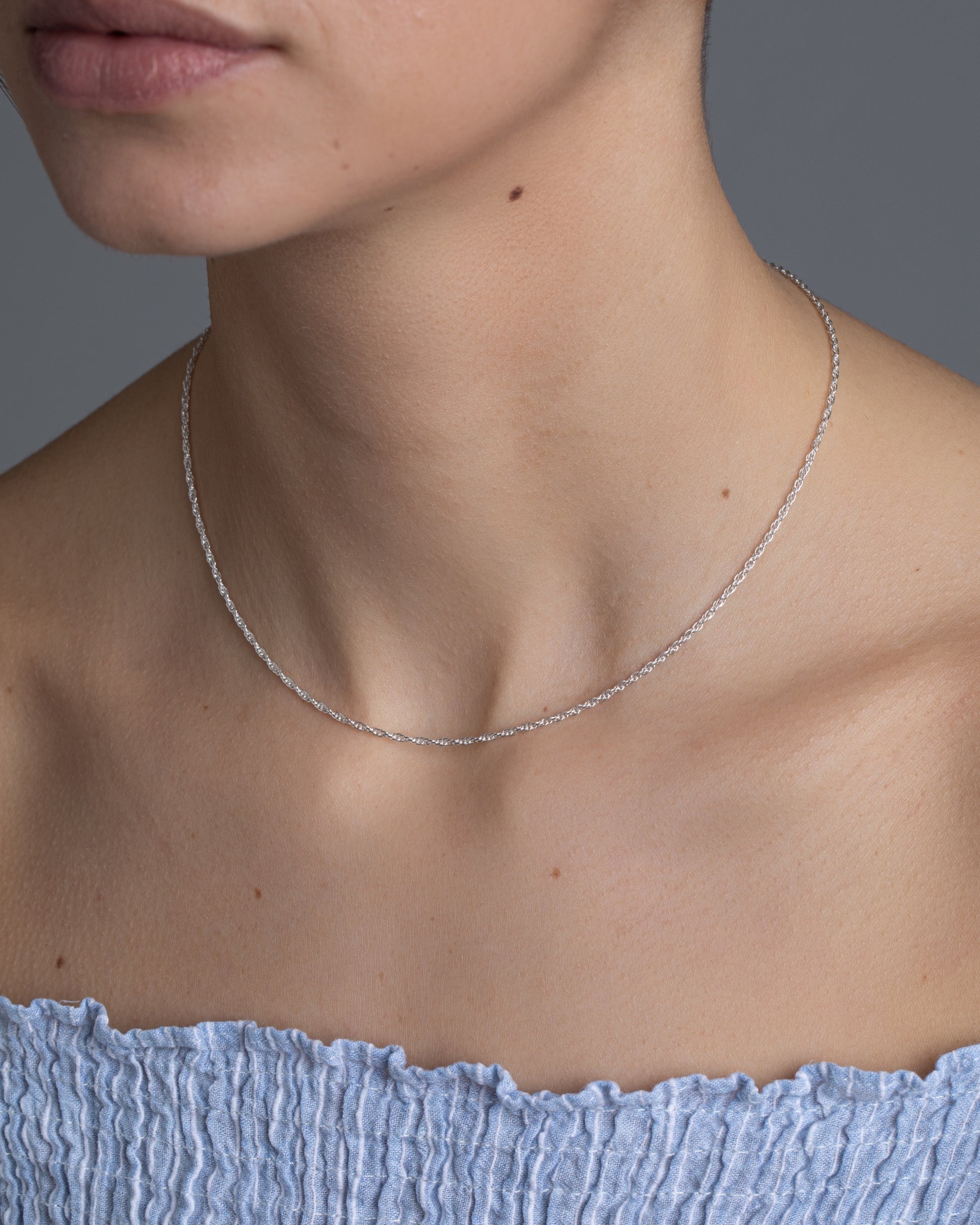 Recycled Silver Rope Chain Necklace | Inspiration Her Jewellery