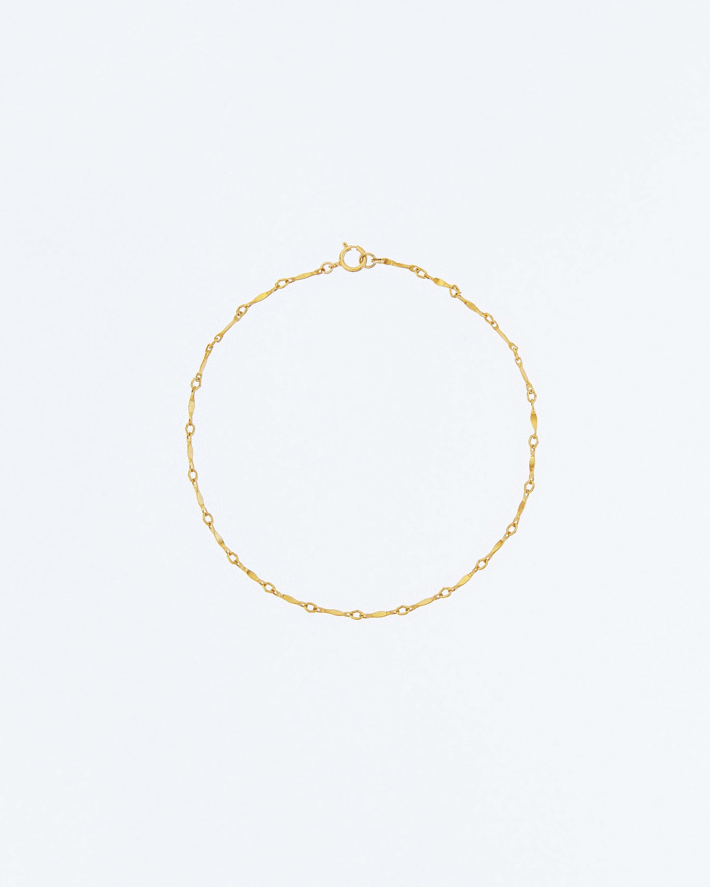14K Gold Filled Bar Chain Anklet | Inspiration Her Jewellery