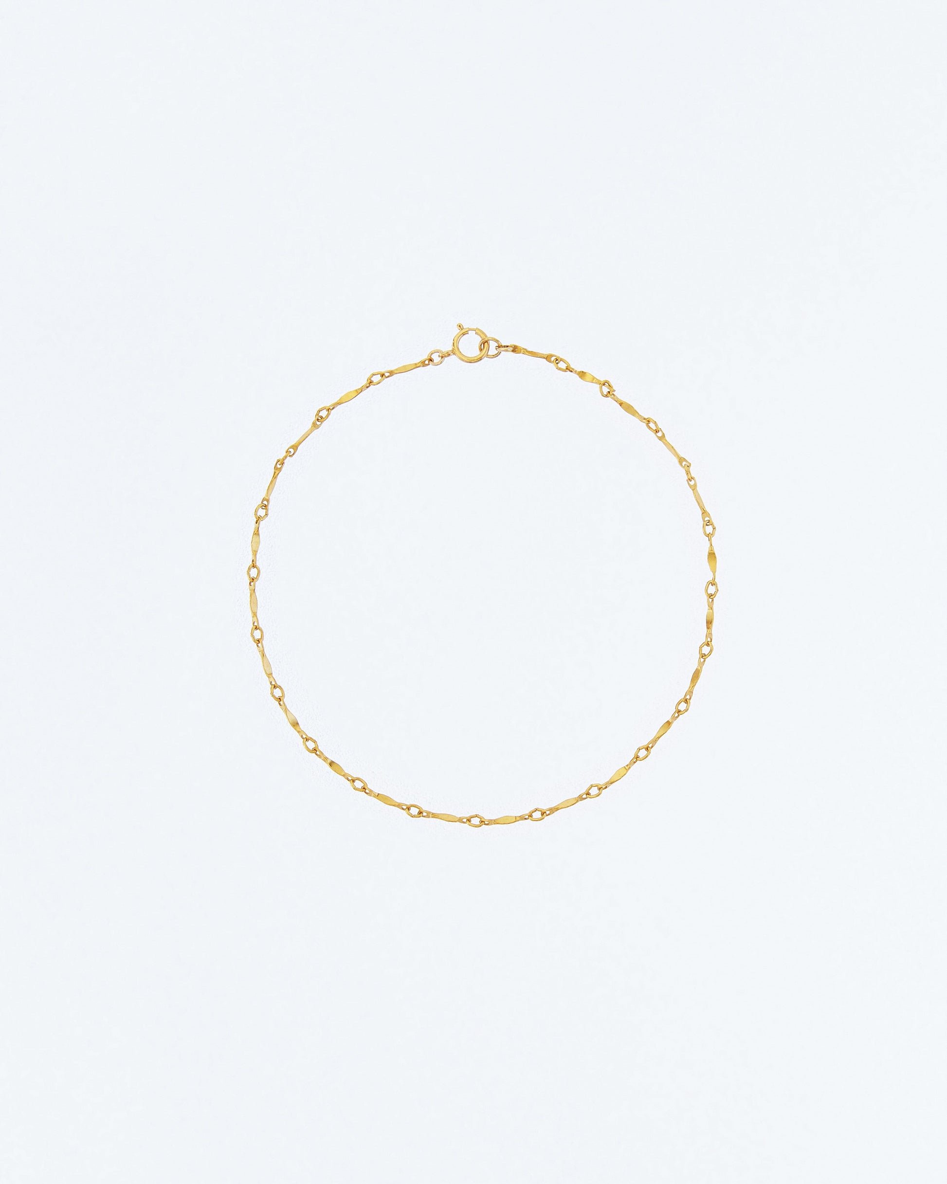 14K Gold Filled Bar Chain Anklet | Inspiration Her Jewellery