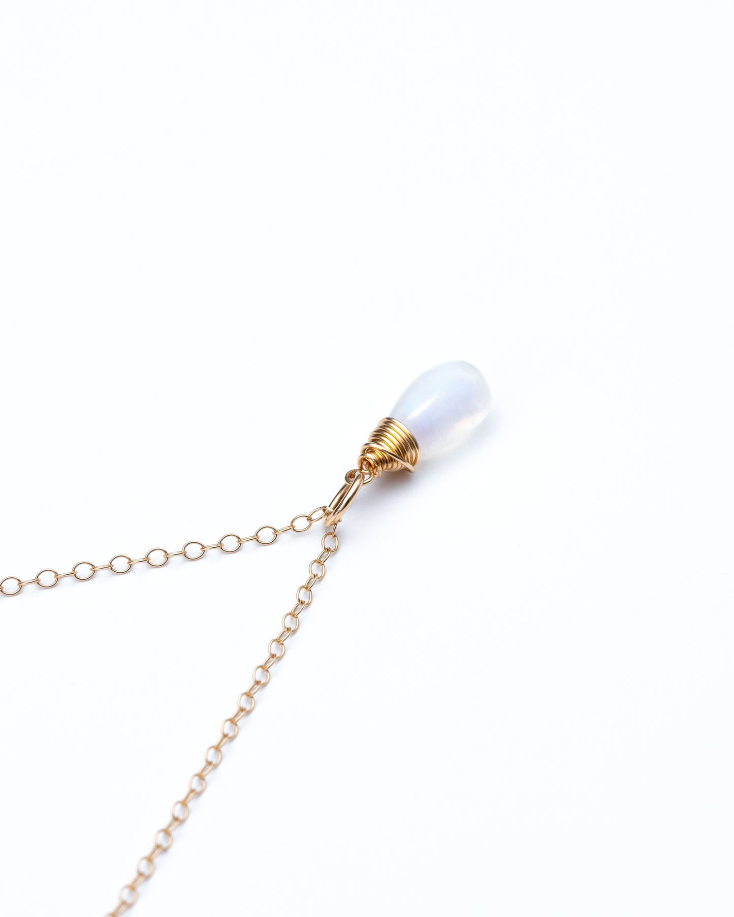 14K Gold Filled Rainbow Moonstone Necklace | Inspiration Her Jewellery