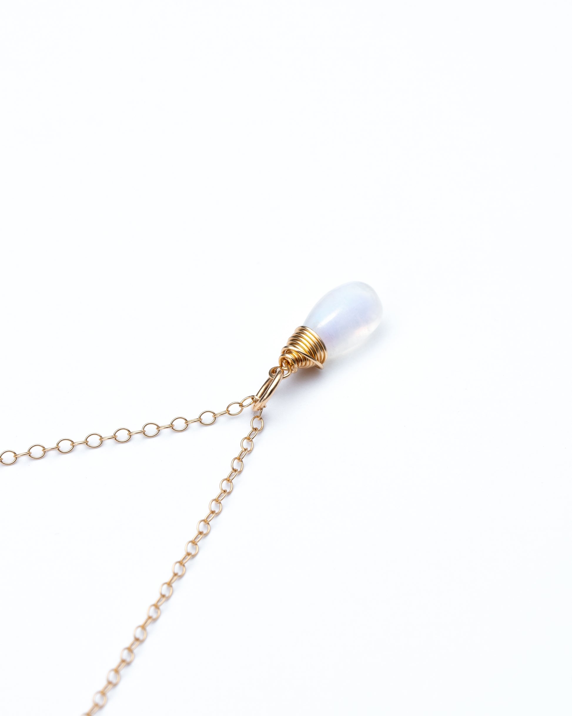 14K Gold Filled Rainbow Moonstone Necklace | Inspiration Her Jewellery