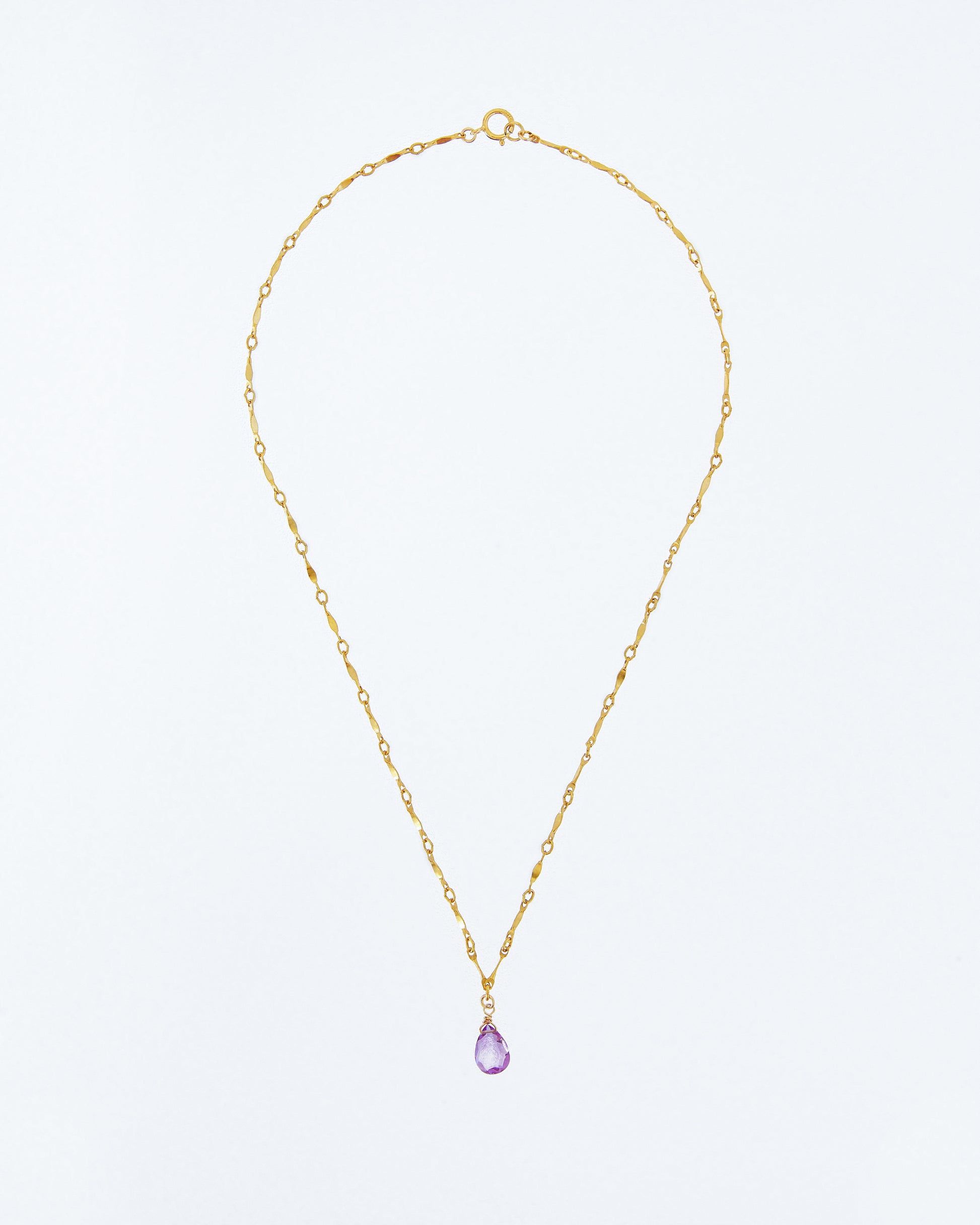 14K Gold Filled Amethyst Necklace | Inspiration Her Jewellery