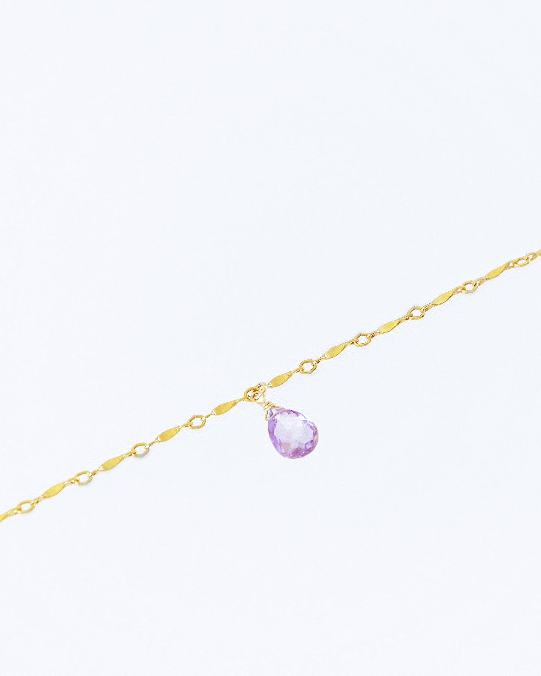 14K Gold Filled Amethyst Necklace | Inspiration Her Jewellery