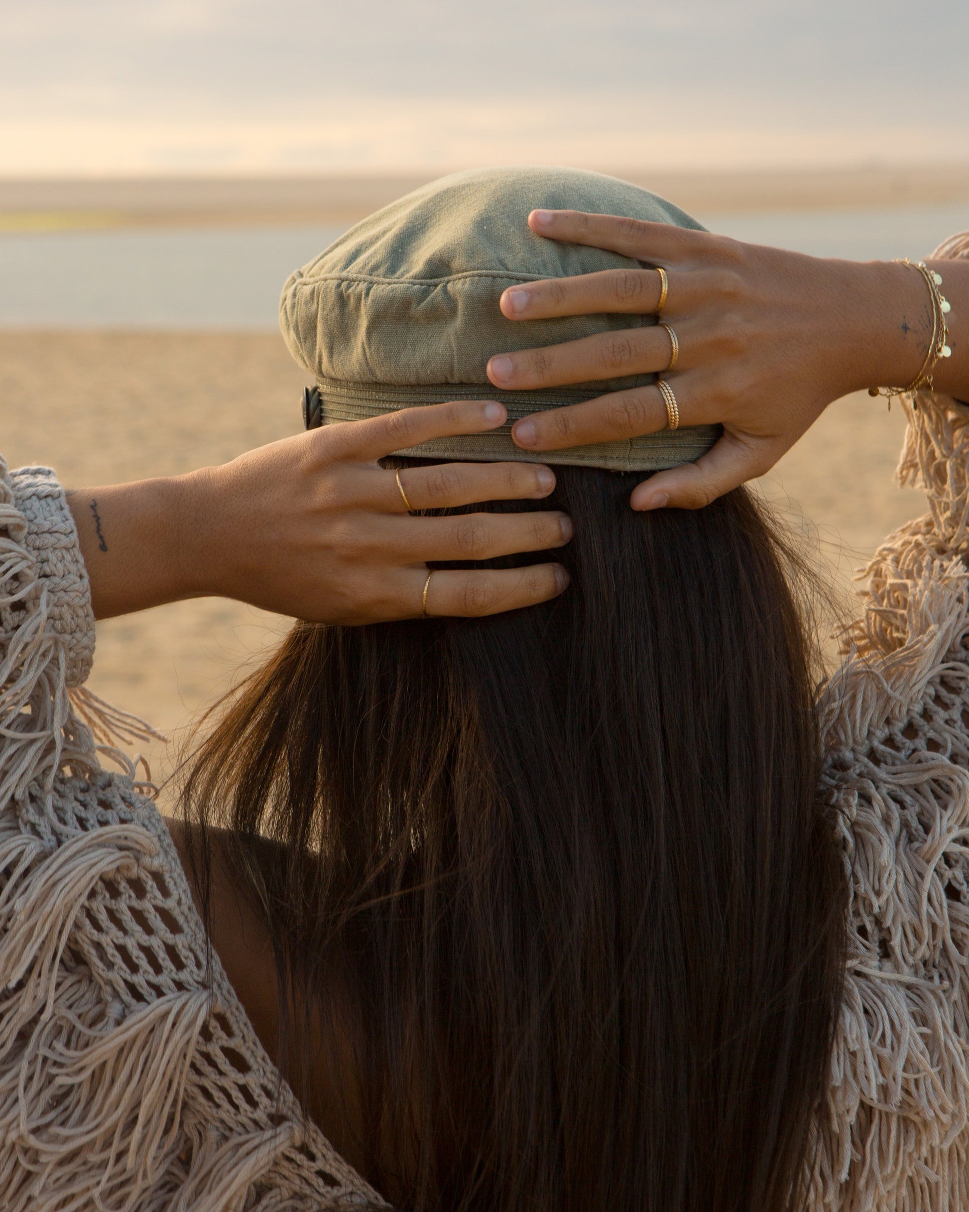 14K Gold Filled Tiny Disc Bracelet | Inspiration Her Jewellery