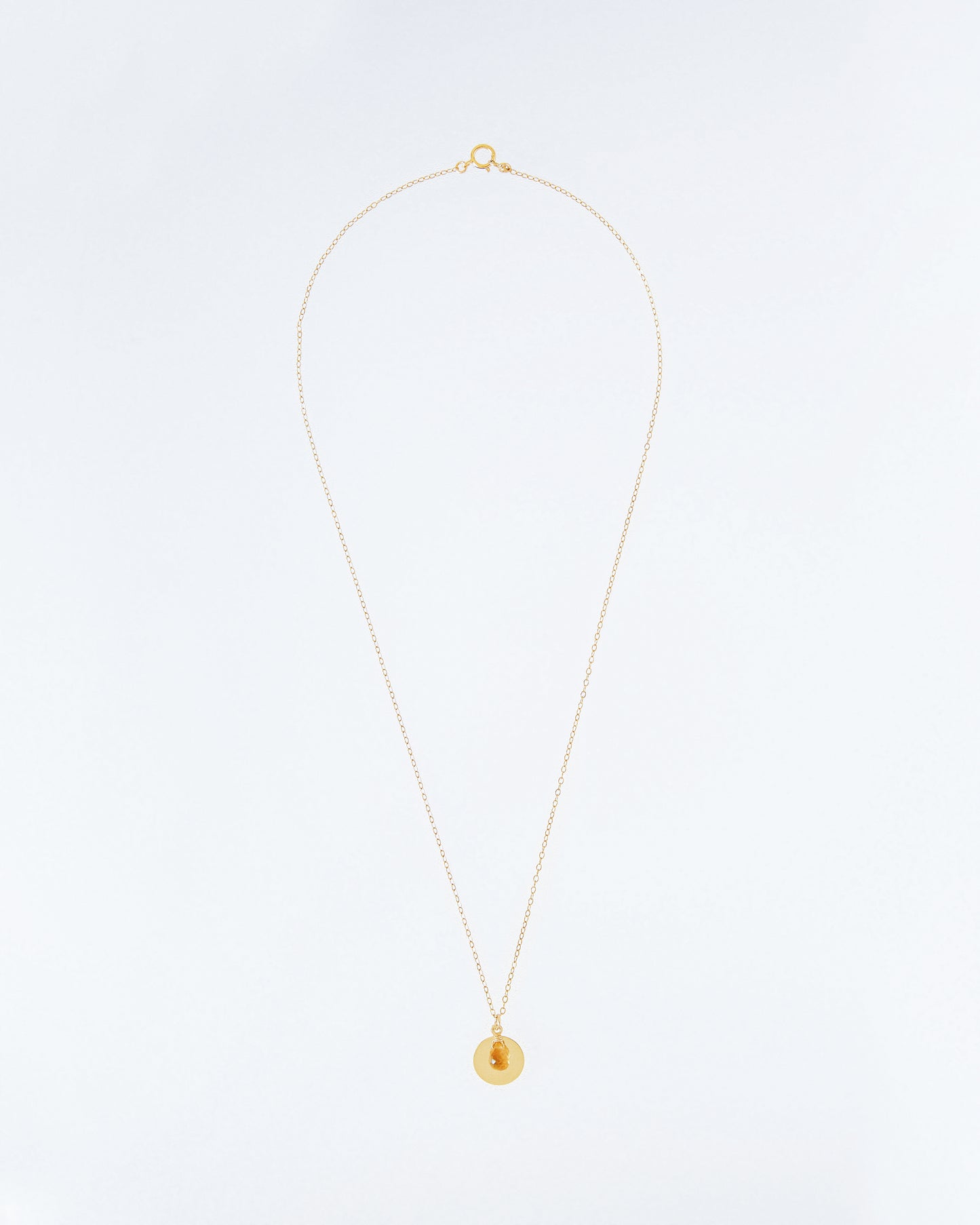 14K Gold Filled Citrine Necklace | Inspiration Her Jewellery