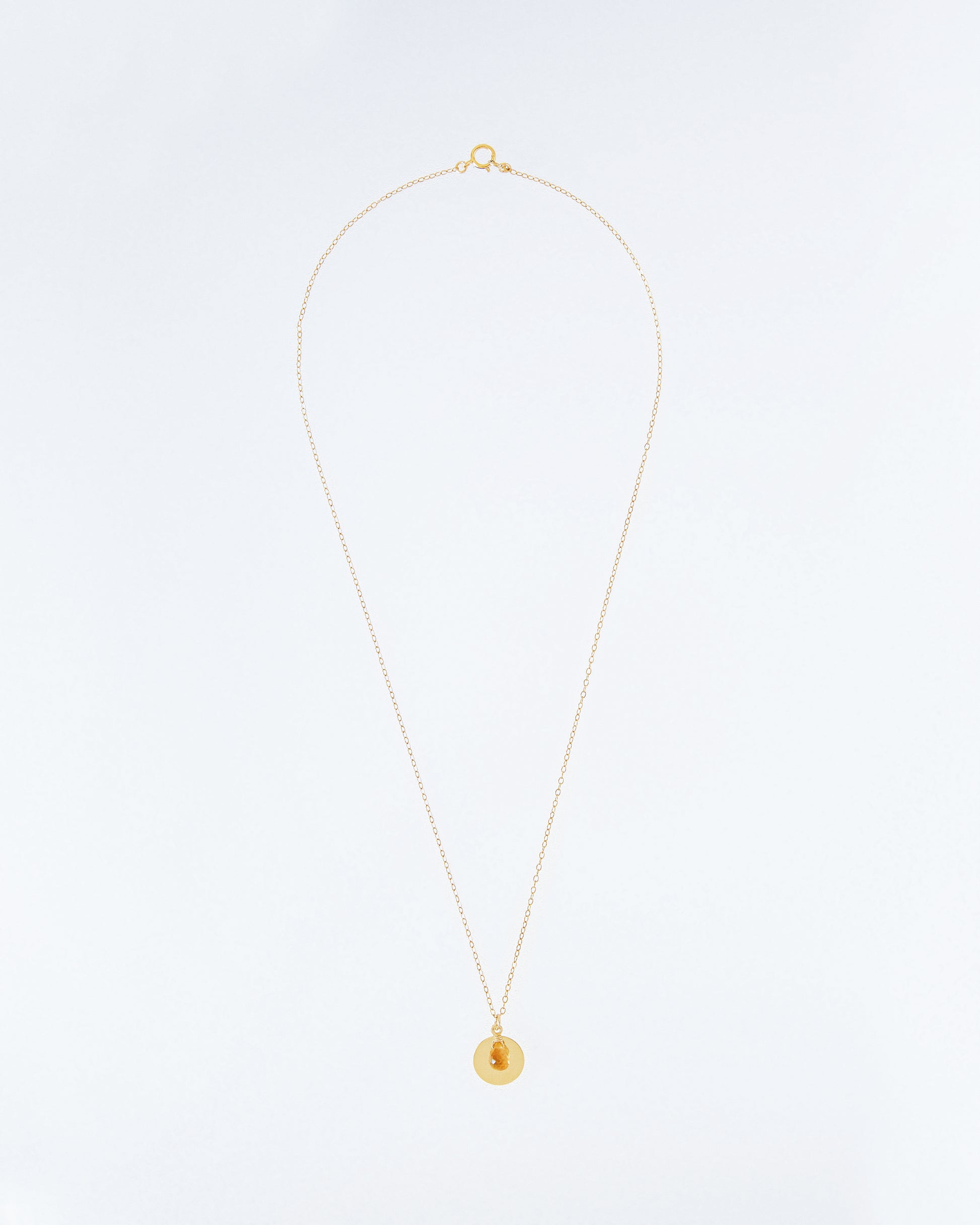 14K Gold Filled Citrine Necklace | Inspiration Her Jewellery