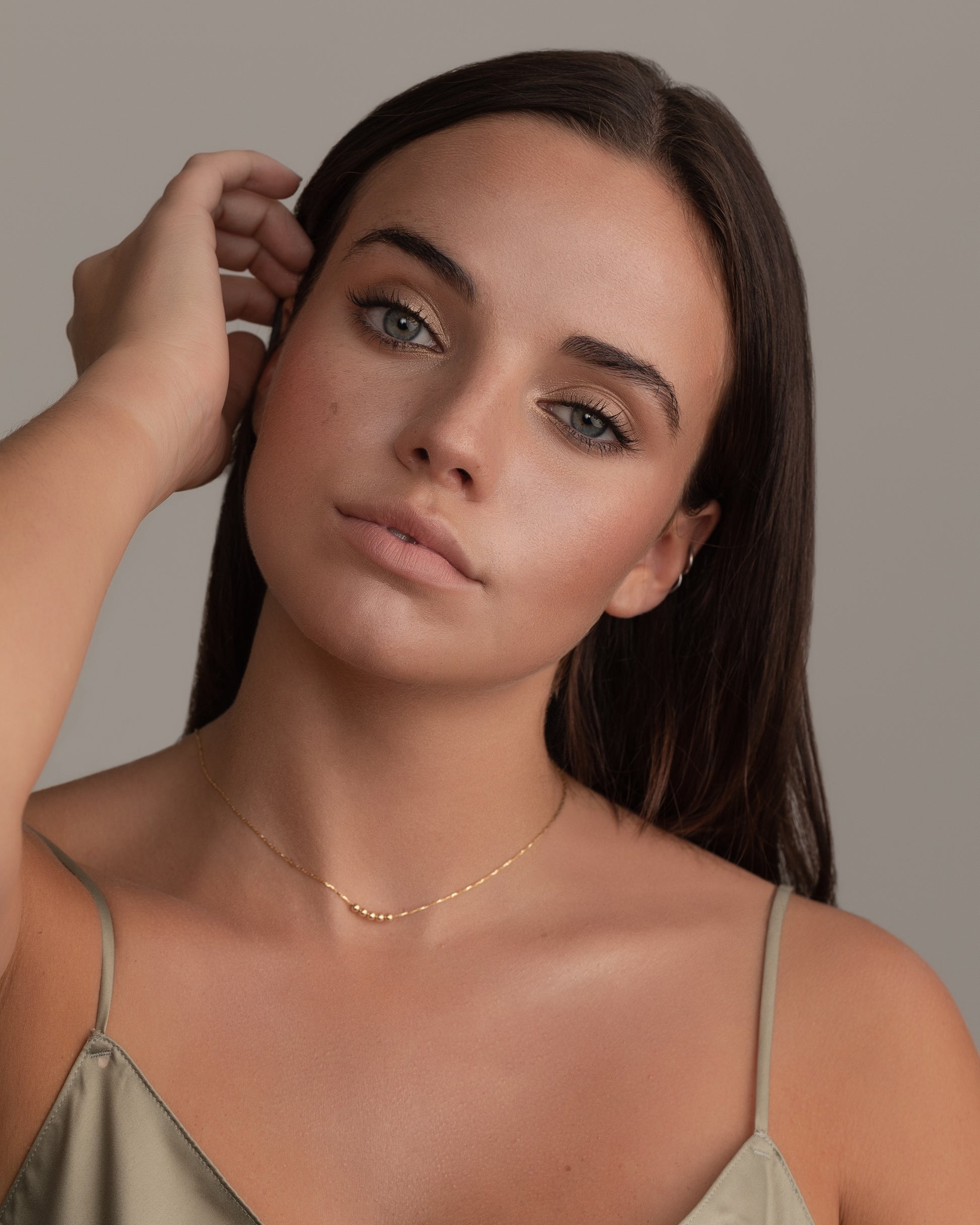 14K Gold Filled Bead Necklace | Inspiration Her Jewellery