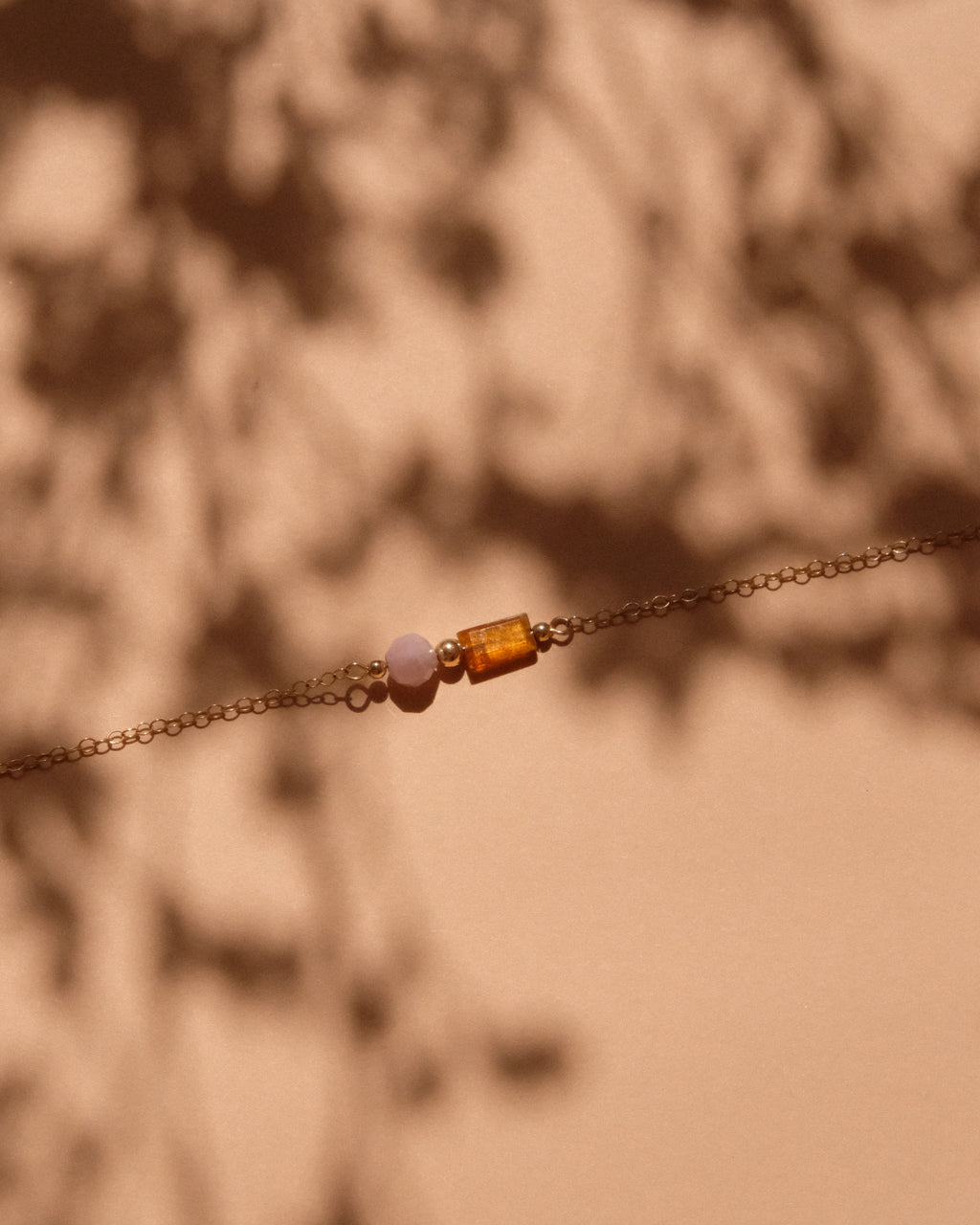 14K Gold Filled Kunzite & Kyanite Bracelet | Inspiration Her Jewellery