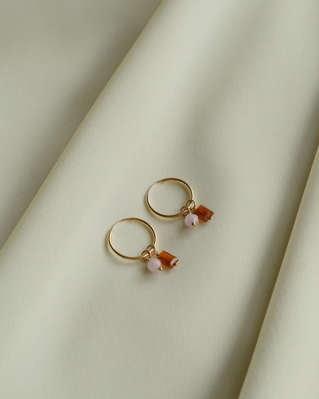 14K Gold Filled Kunzite & Kyanite Earrings | Inspiration Her Jewellery