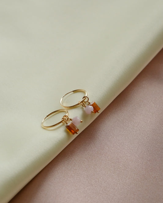 14K Gold Filled Kunzite & Kyanite Earrings | Inspiration Her Jewellery