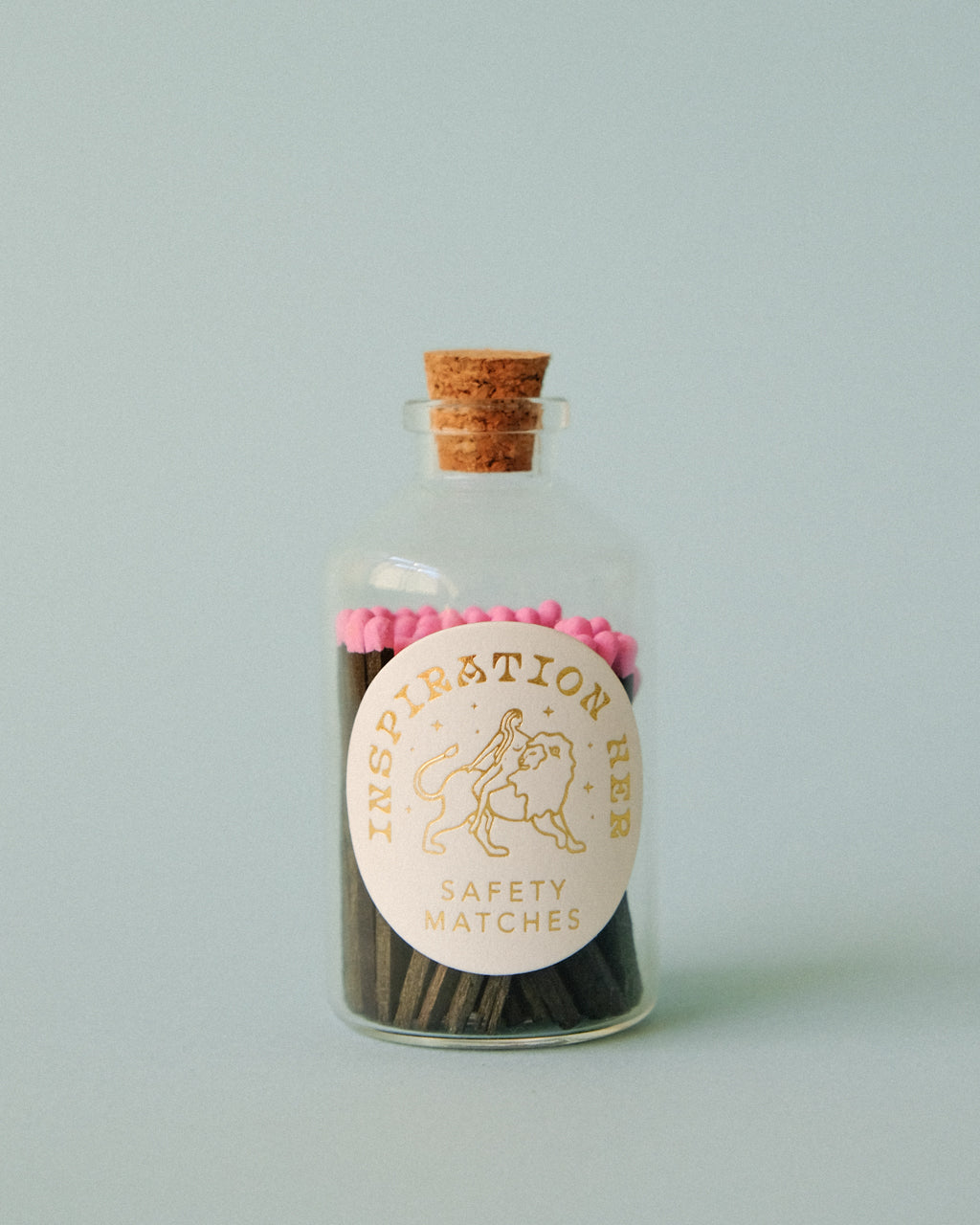 Decorative Matches in a Glass Jar - Black + Pink | Inspiration Her
