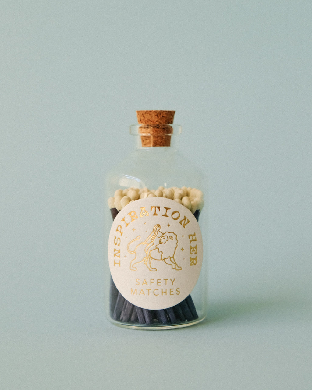 Decorative Matches in a Glass Jar - Blue + White | Inspiration Her