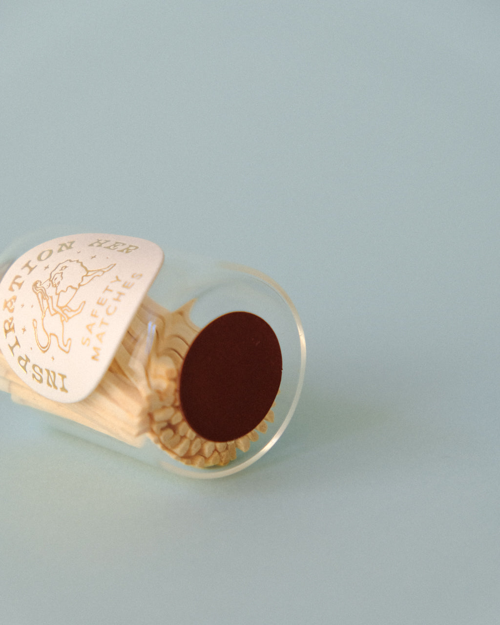 Decorative Safety Matches in Glass Jar - Dark Grey | Inspiration Her