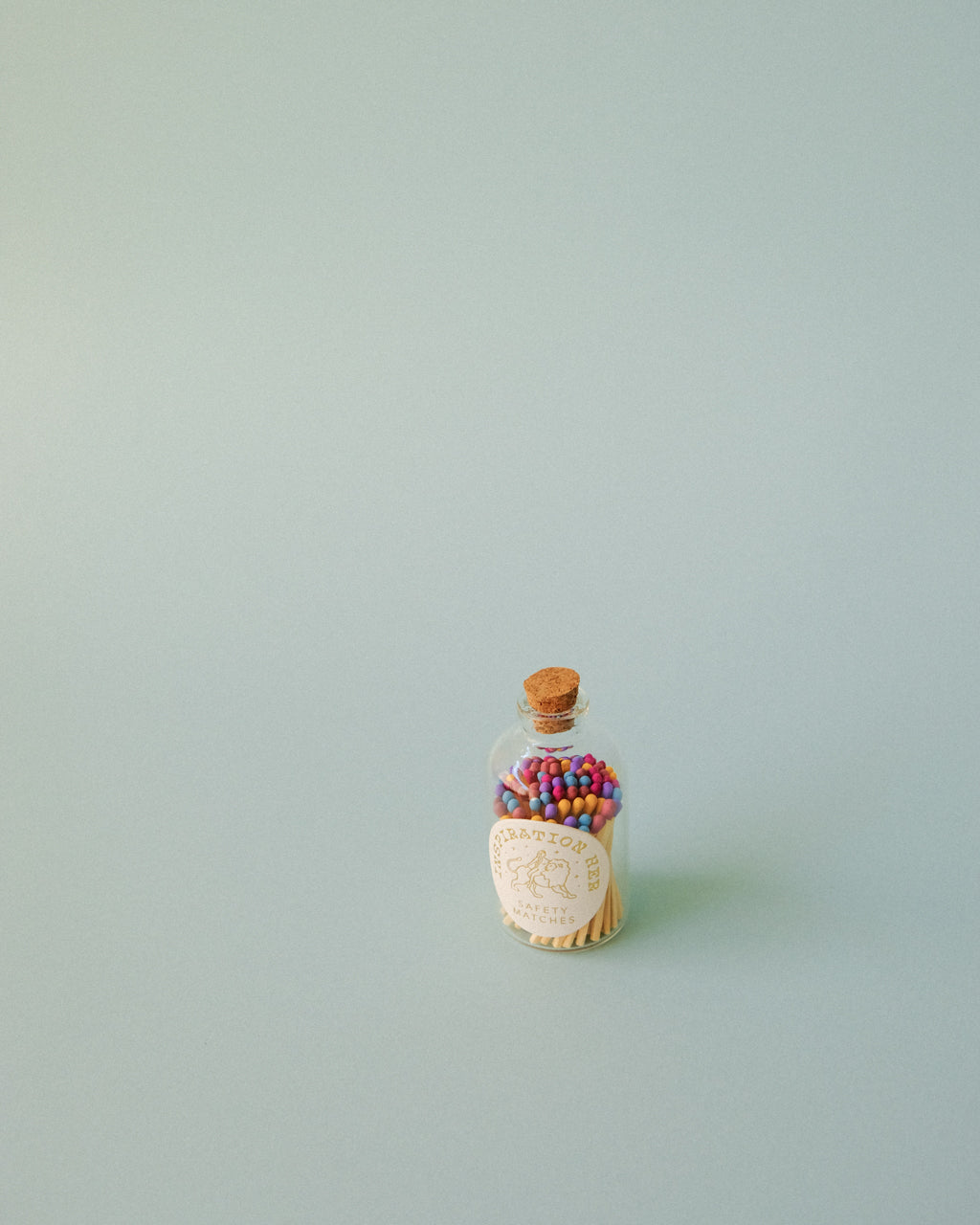 Decorative Safety Matches in Glass Jar - Colourful | Inspiration Her