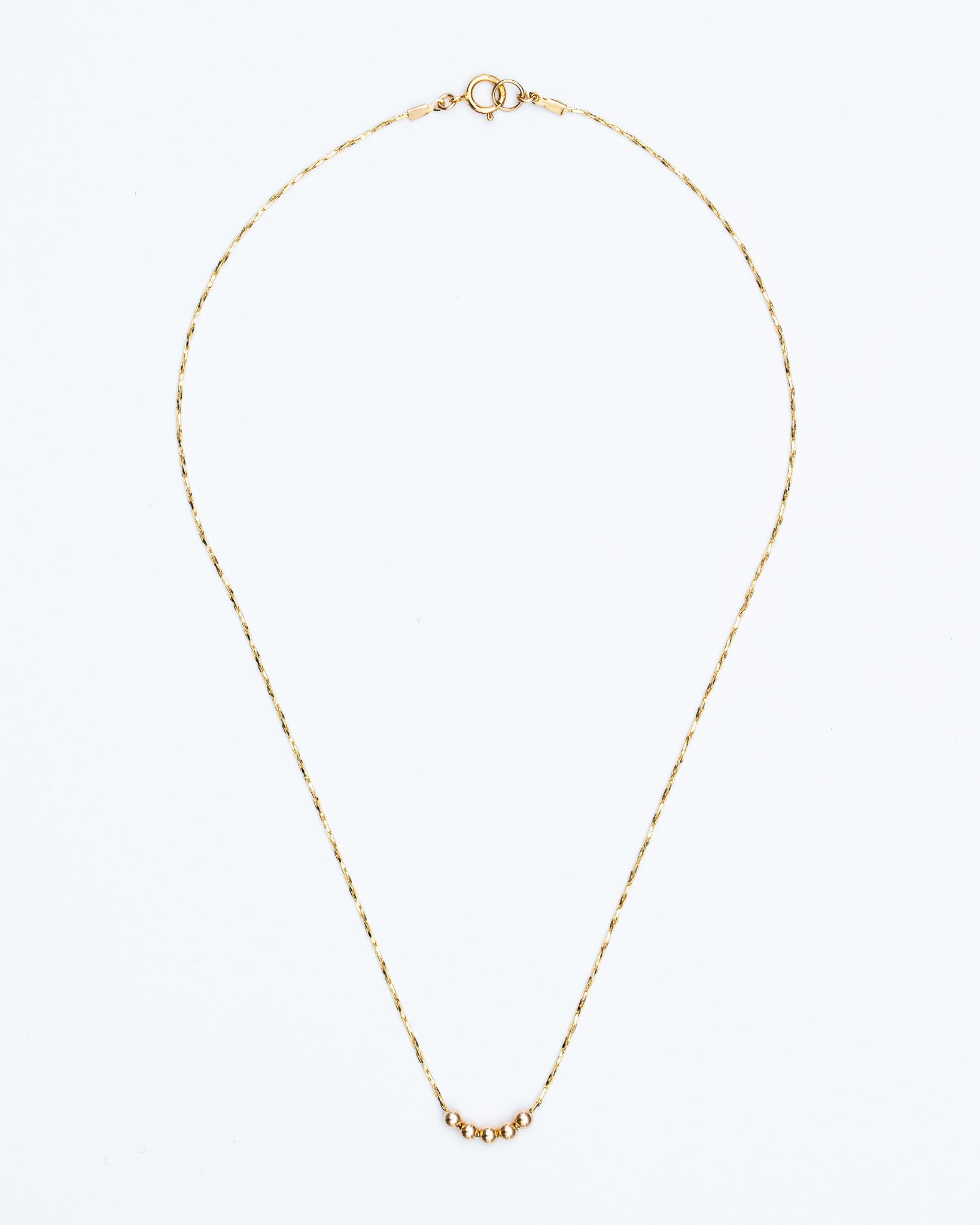 14K Gold Filled Bead Necklace | Inspiration Her Jewellery