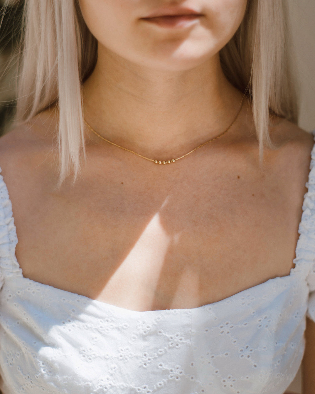 14K Gold Filled Bead Necklace | Inspiration Her Jewellery