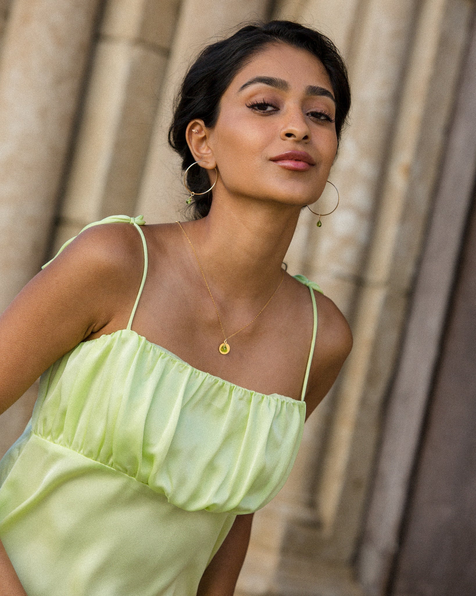 14K Gold Filled Peridot Necklace | Inspiration Her Jewellery