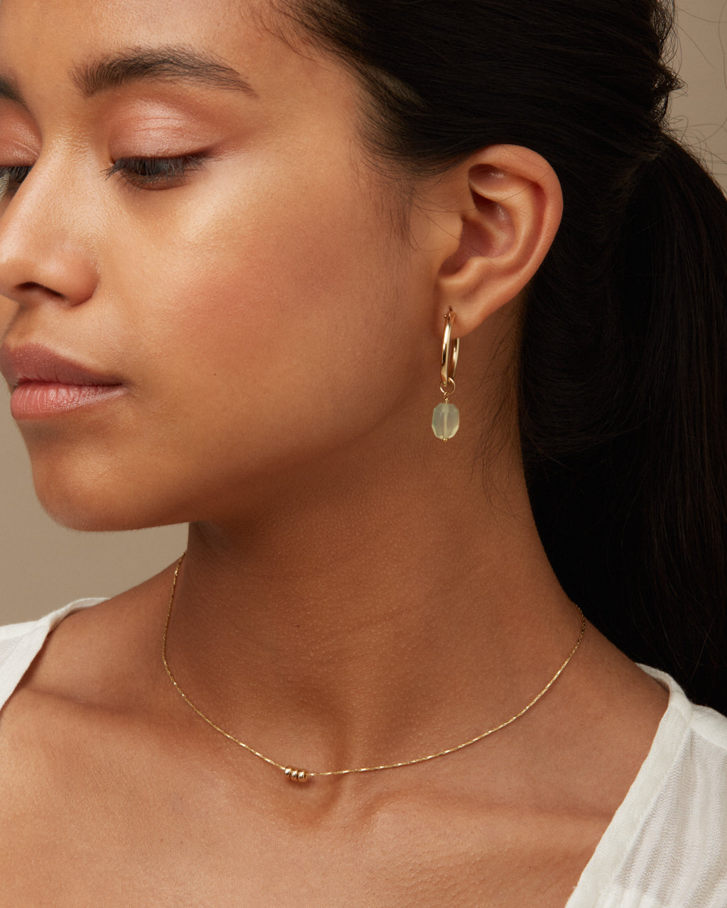 14K Gold Filled Rondelle Bead Necklace | Inspiration Her Jewellery