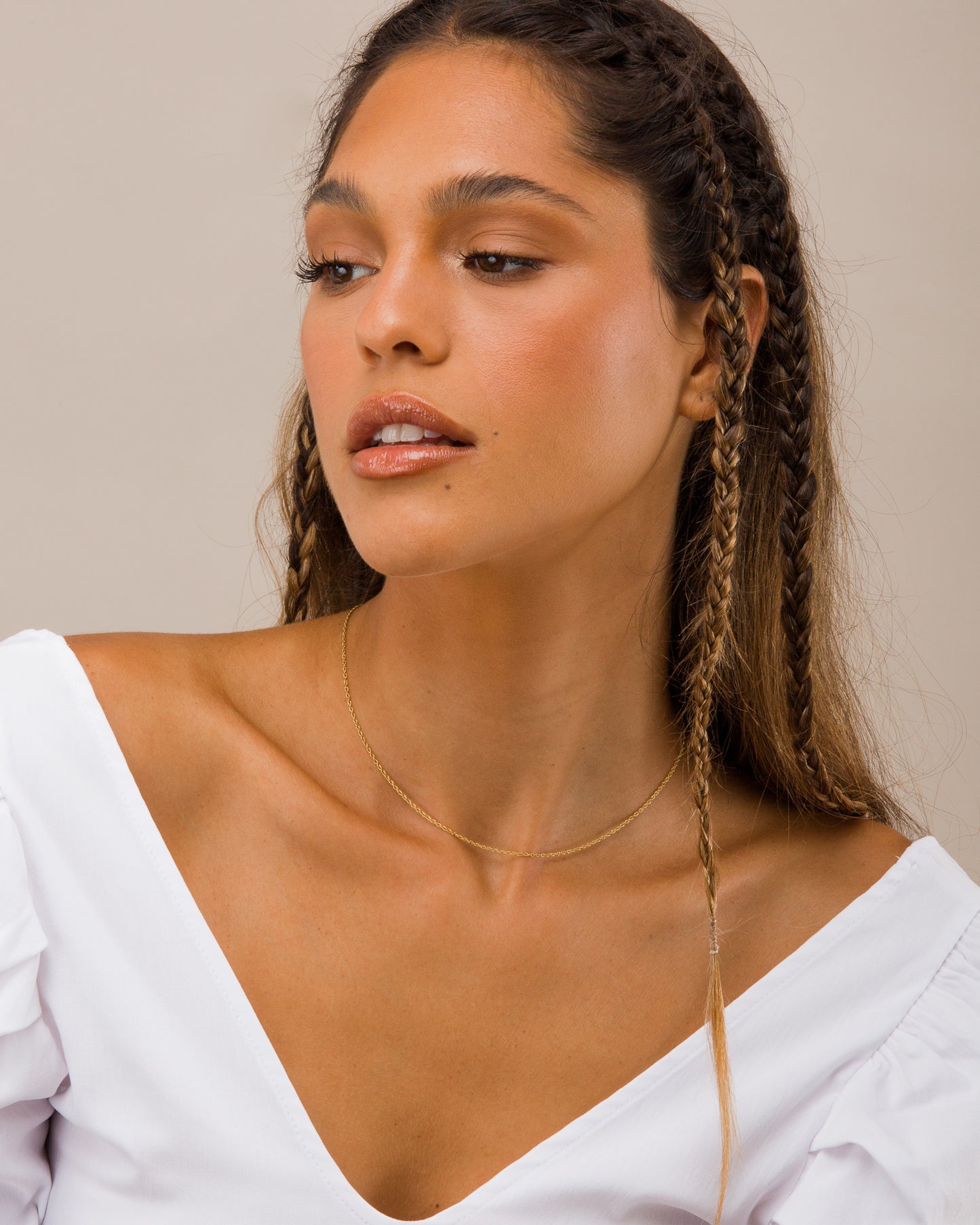 14K Gold Filled Rope Chain Necklace | Inspiration Her Jewellery