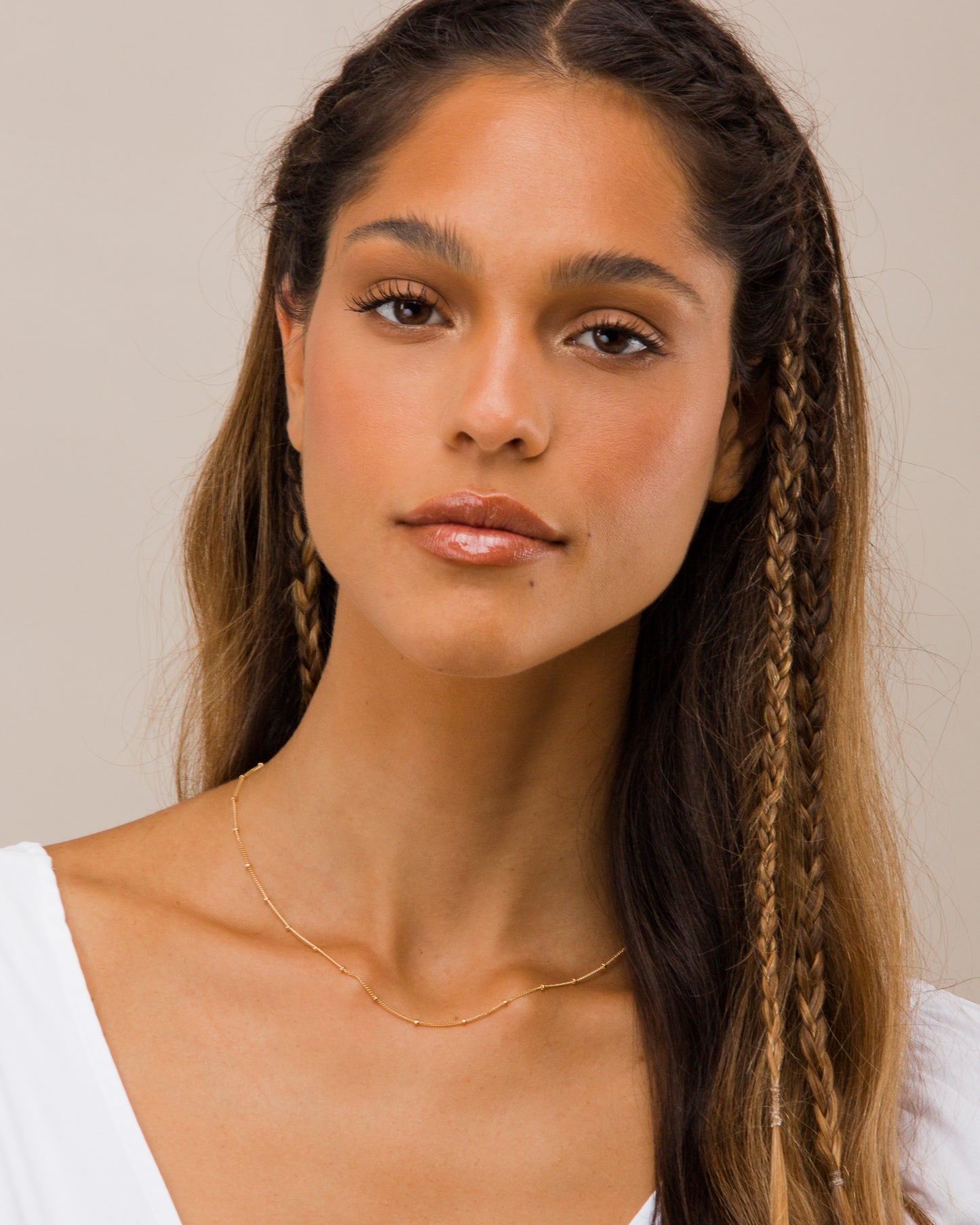 14K Gold Filled Satellite Chain Necklace | Inspiration Her Jewellery