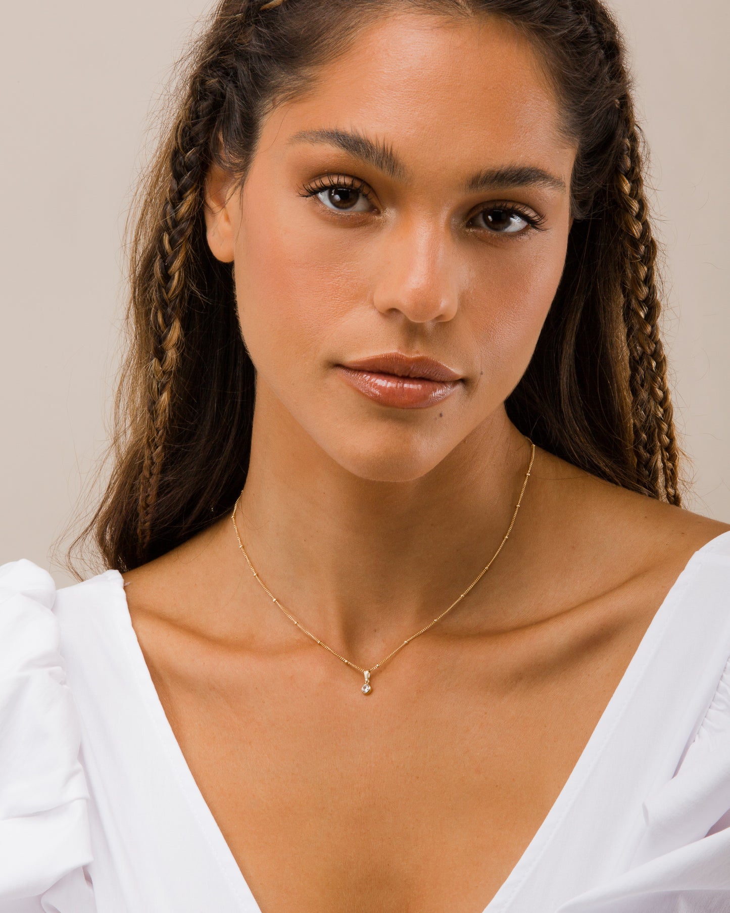 14K Gold Filled Cubic Zirconia Necklace | Inspiration Her Jewellery