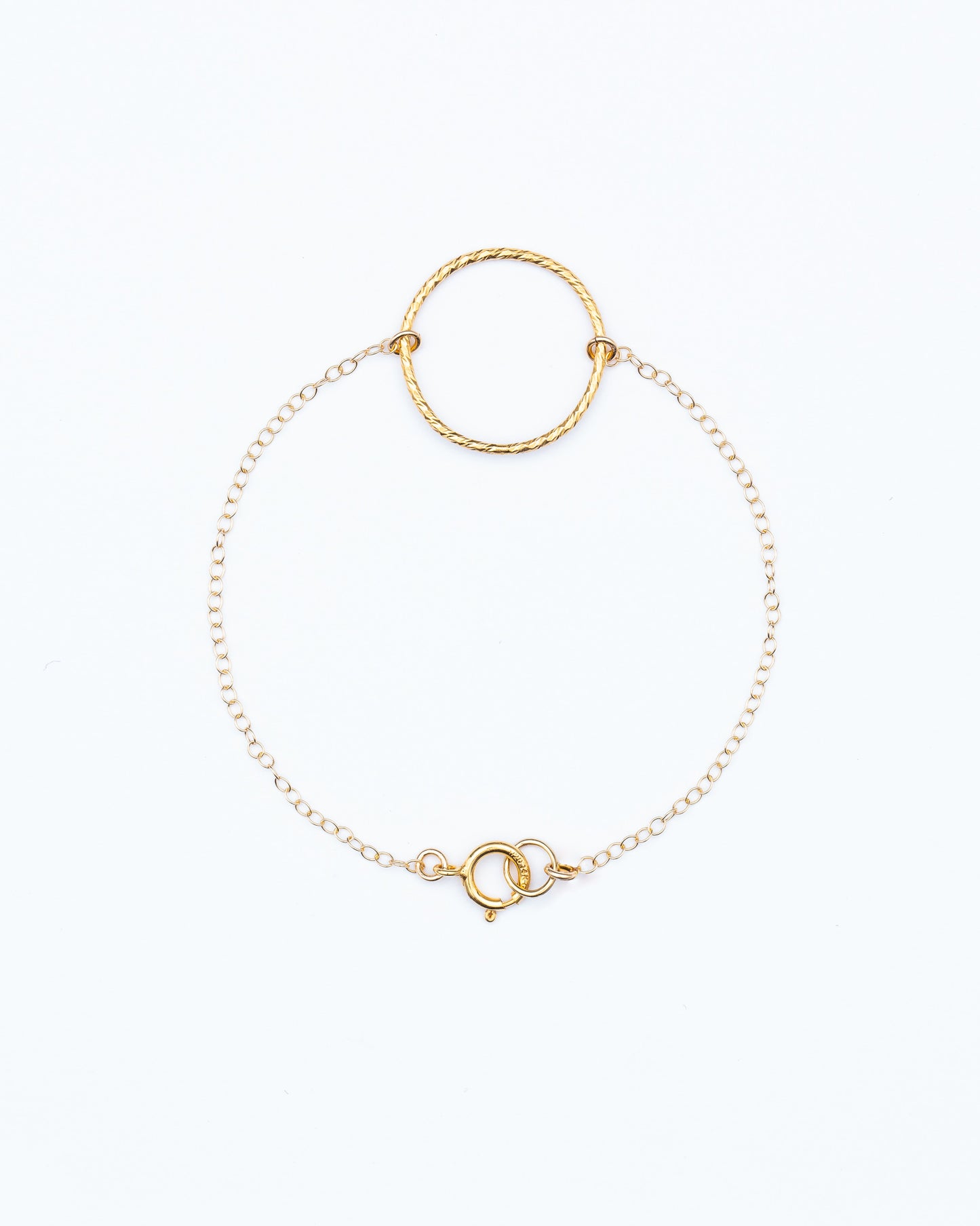 14K Gold Filled Circle Bracelet | Inspiration Her Jewellery