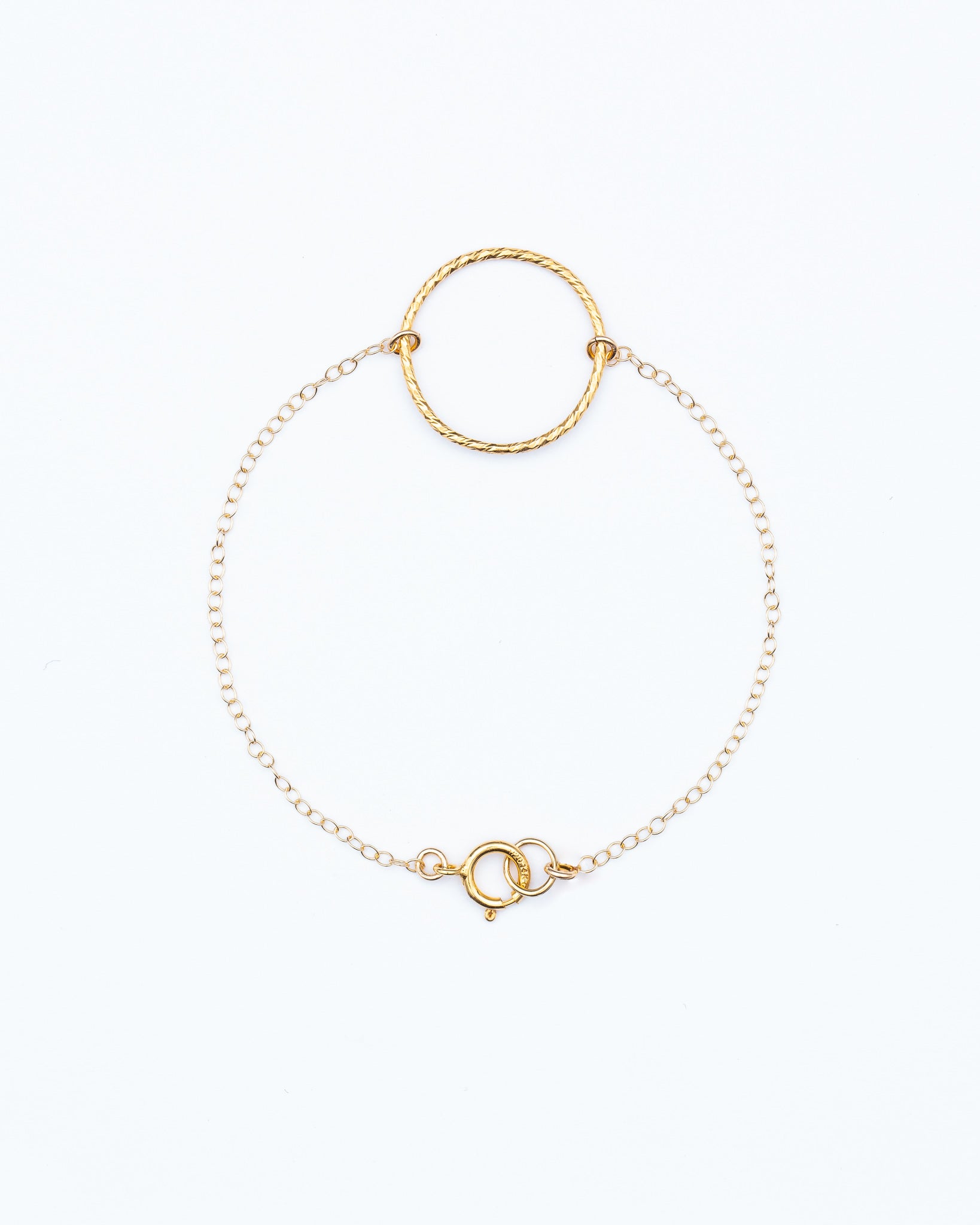 14K Gold Filled Circle Bracelet | Inspiration Her Jewellery