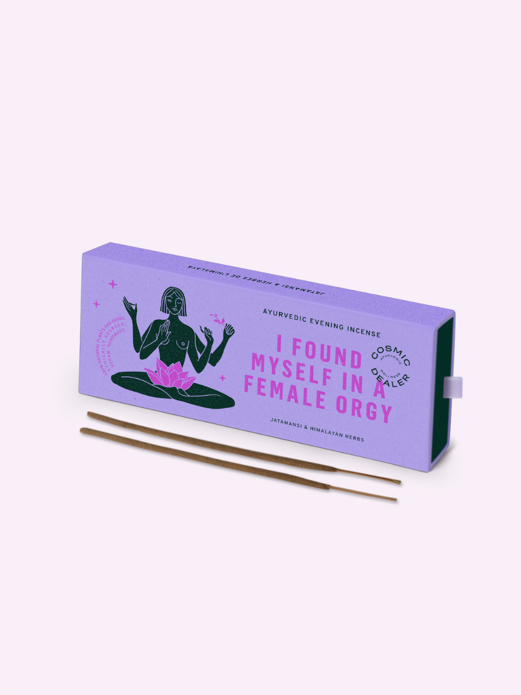 Cosmic Dealer Natural Incense - Jatamansi & Himalayan Herbs | Inspiration Her