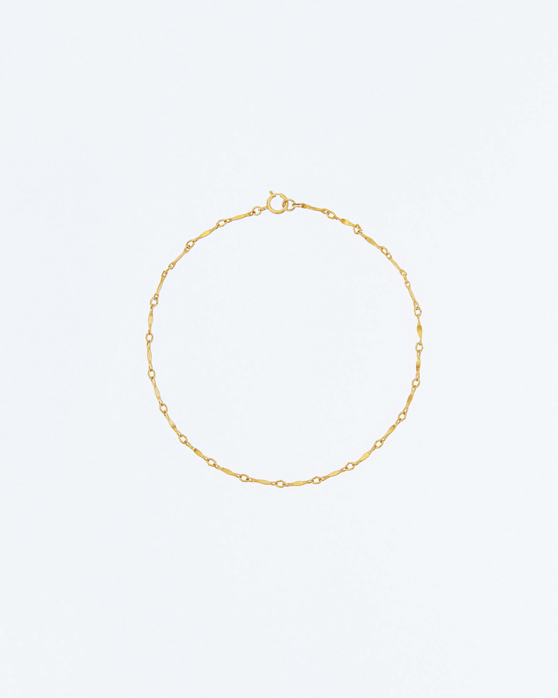 14K Gold Filled Bar Chain Anklet | Inspiration Her Jewellery
