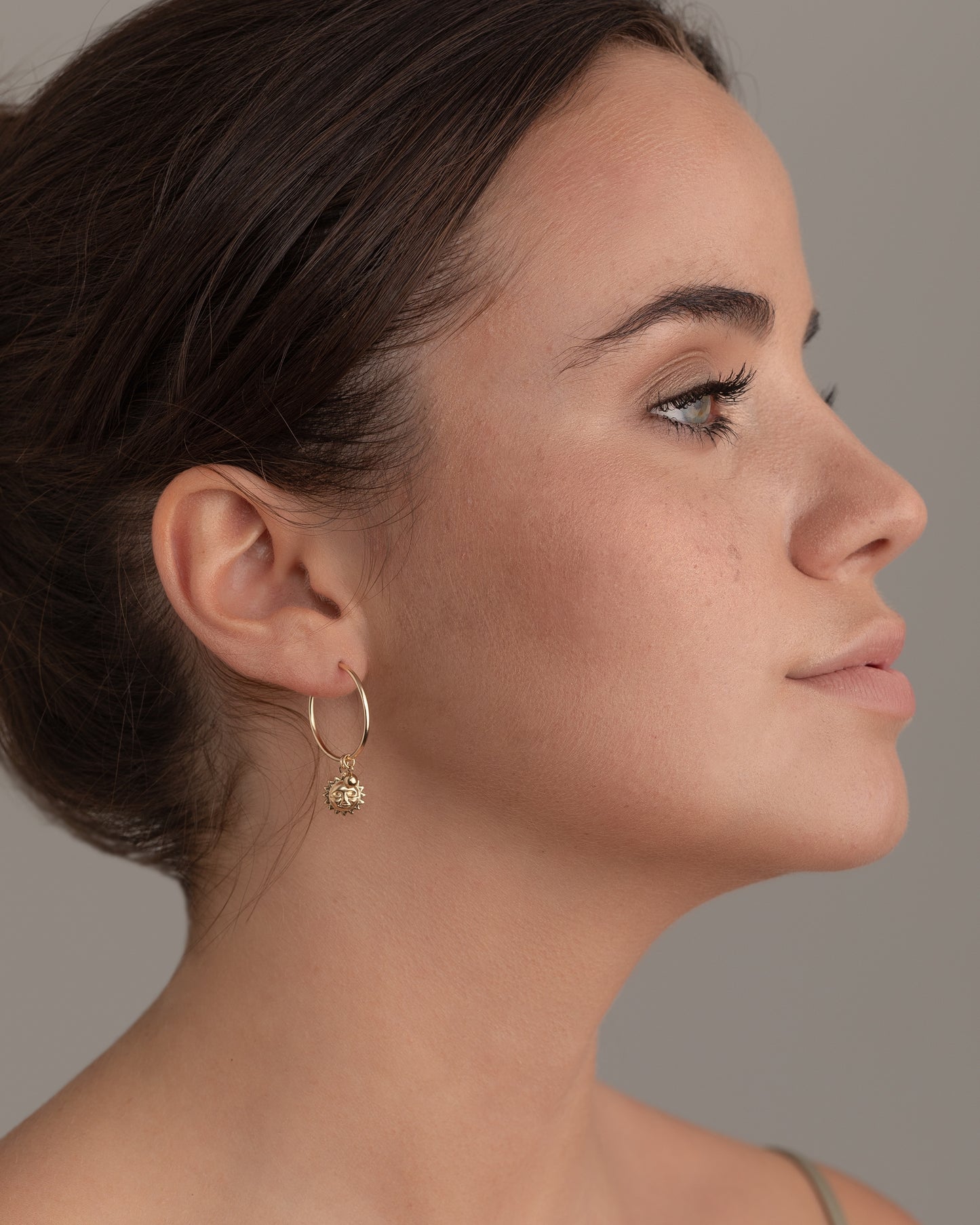 14K Gold Filled Sun Hoop Earrings | Inspiration Her Jewellery