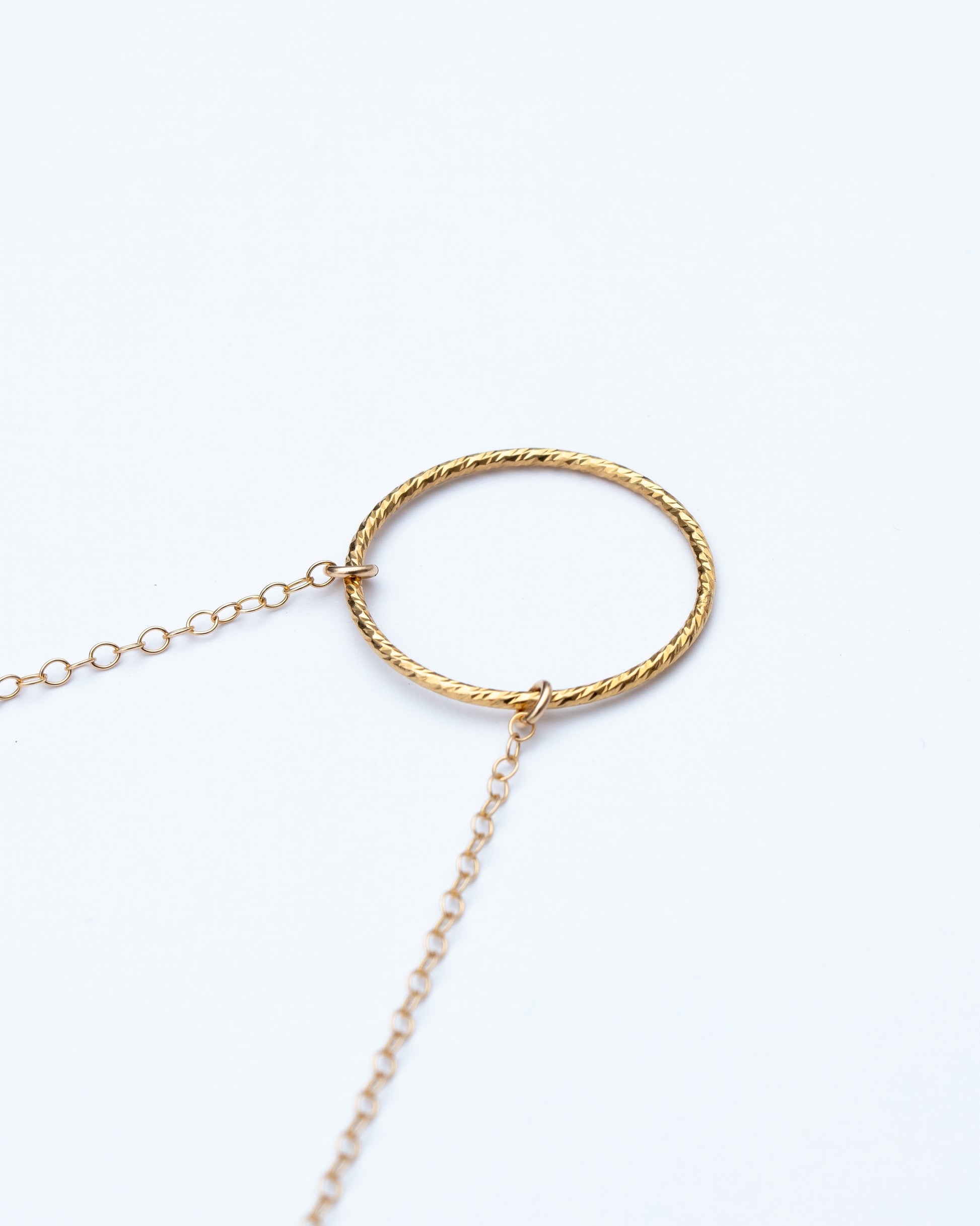 14K Gold Filled Circle Necklace | Inspiration Her Jewellery