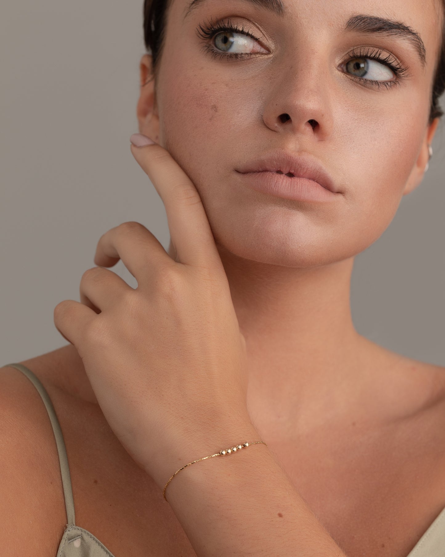 14K Gold Filled Bead Bracelet | Inspiration Her Jewellery