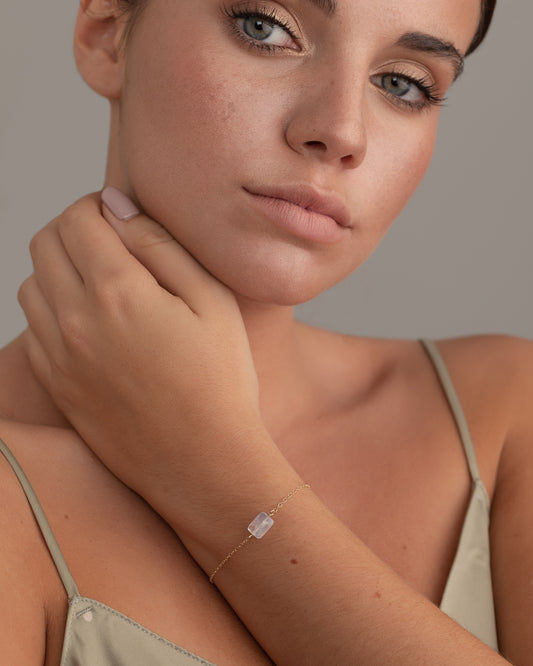 14K Gold Filled Rainbow Moonstone Bracelet | Inspiration Her Jewellery