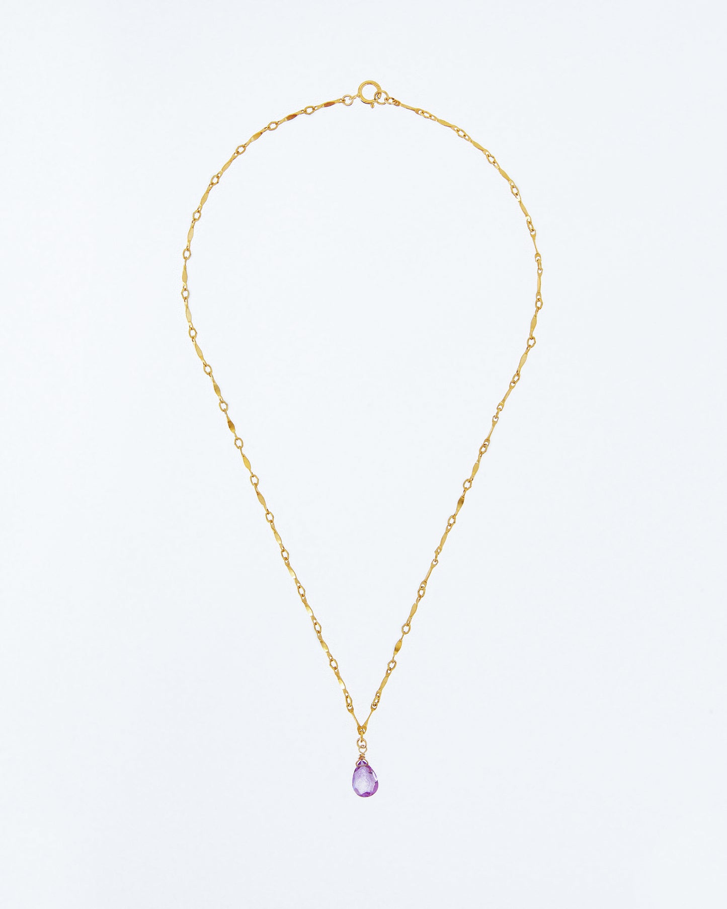 14K Gold Filled Amethyst Necklace | Inspiration Her Jewellery