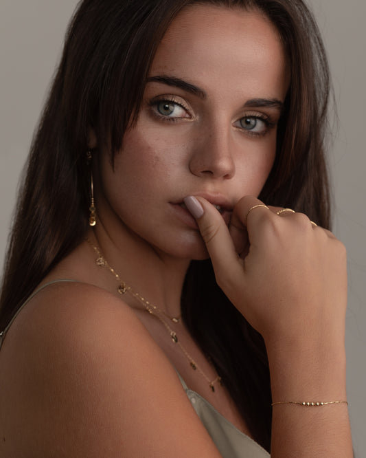 14K Gold Filled Bead Bracelet | Inspiration Her Jewellery