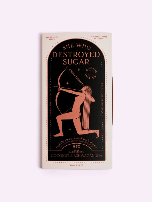 Cosmic Dealer 85% Dark Chocolate With Adaptogens for Stress Support