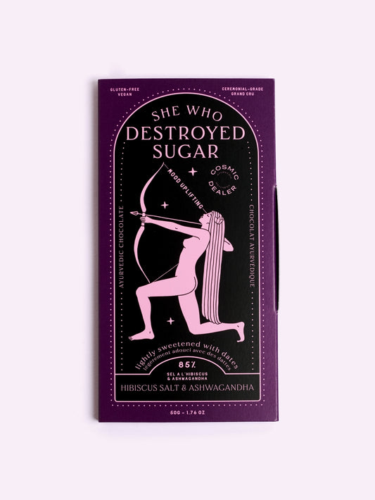 Cosmic Dealer 85% Dark Chocolate With Adaptogens for Mood Uplifting