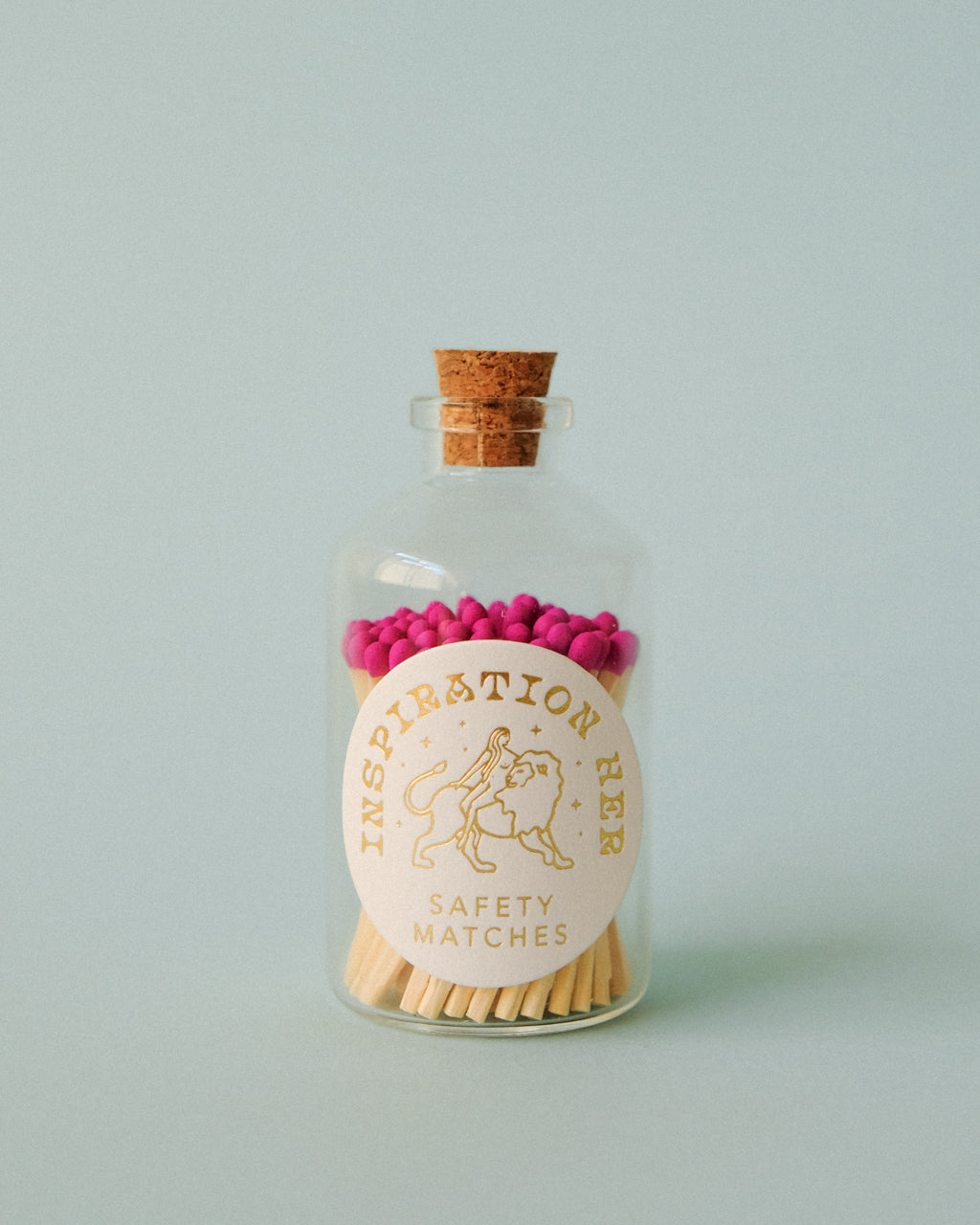 Decorative Safety Matches in a Glass Jar - Hot Pink | Inspiration Her