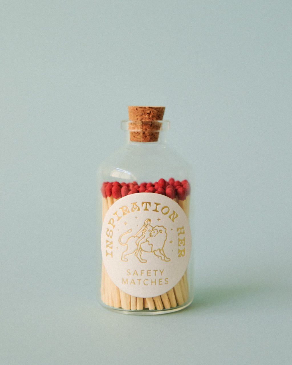 Decorative Safety Matches in a Glass Jar - Red | Inspiration Her
