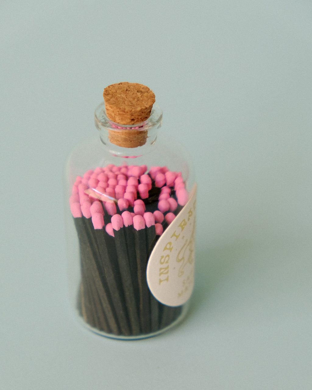 Decorative Matches in a Glass Jar - Black + Pink | Inspiration Her
