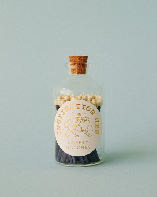 Decorative Matches in a Glass Jar - Blue + White | Inspiration Her