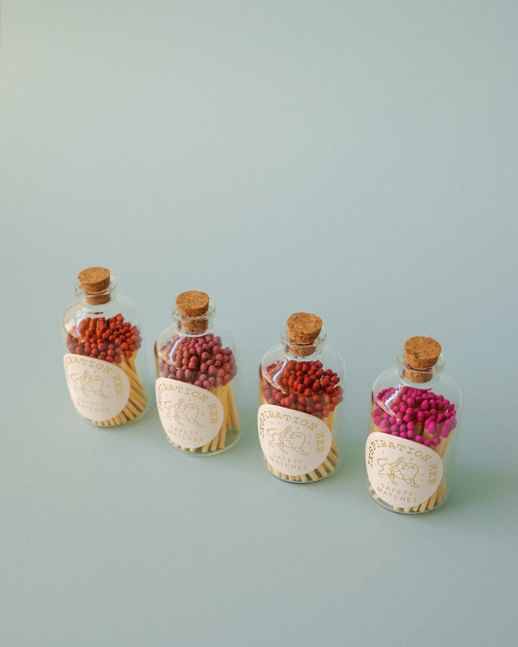 Decorative Safety Matches in Glass Jar - Muave | Inspiration Her
