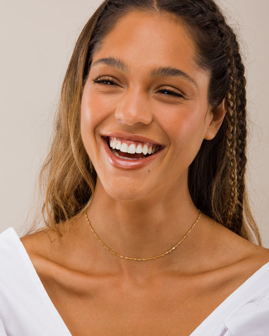 14K Gold Filled Bar Chain Necklace | Inspiration Her Jewellery