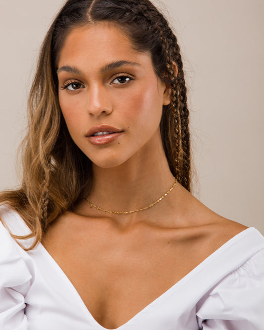 14K Gold Filled Bar Chain Necklace | Inspiration Her Jewellery