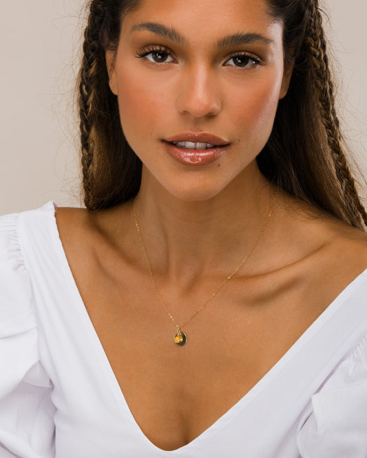 14K Gold Filled Citrine Necklace | Inspiration Her Jewellery