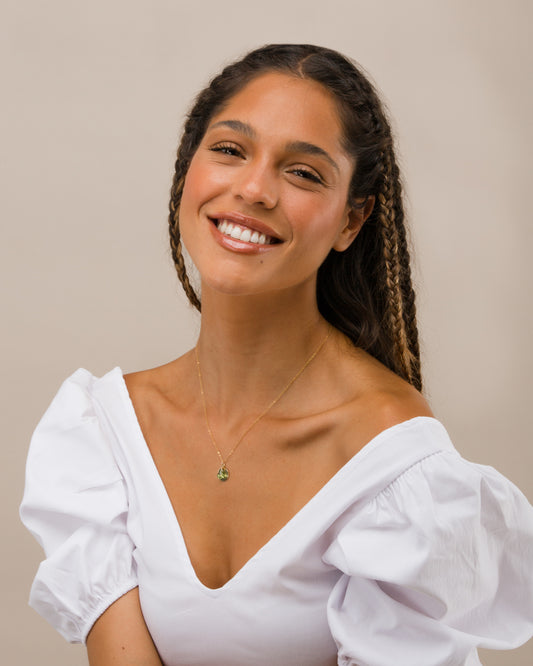 14K Gold Filled Peridot Necklace | Inspiration Her Jewellery