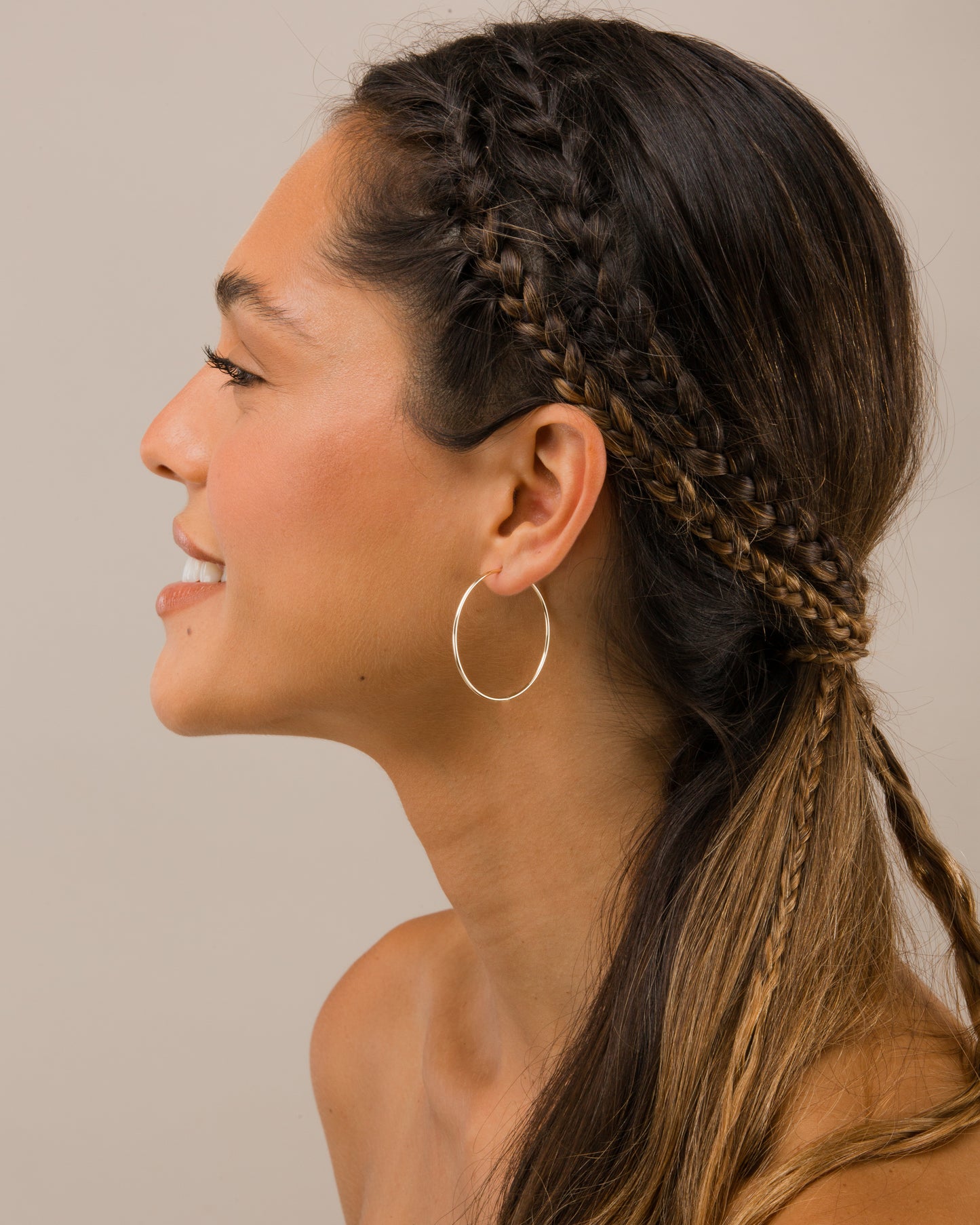 Basic 14K Gold Filled Thin Hoop Earrings | Inspiration Her Jewellery