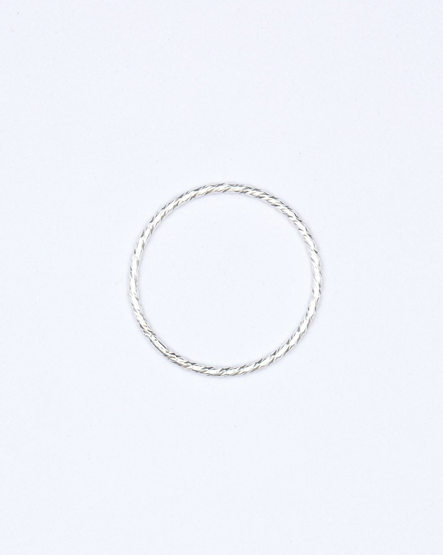 Recycled Silver Textured Stacking Rings | Inspiration Her Jewellery