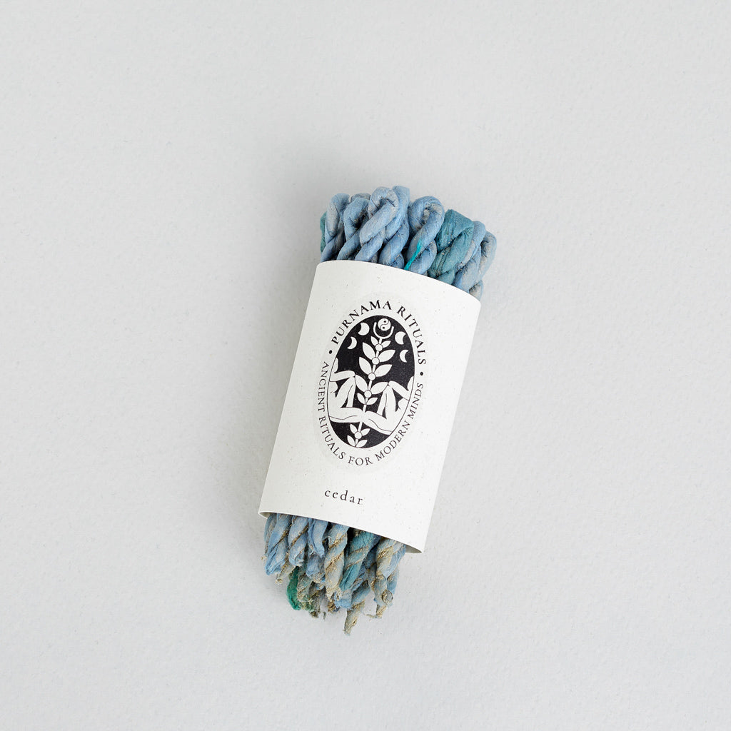 Purnama Rituals - Rope Incense - Cedarwood | Inspiration Her